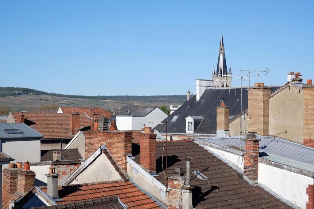 E Centre Ville Professeur Langevin Spacieux Cosy Épernay Exteriör bild